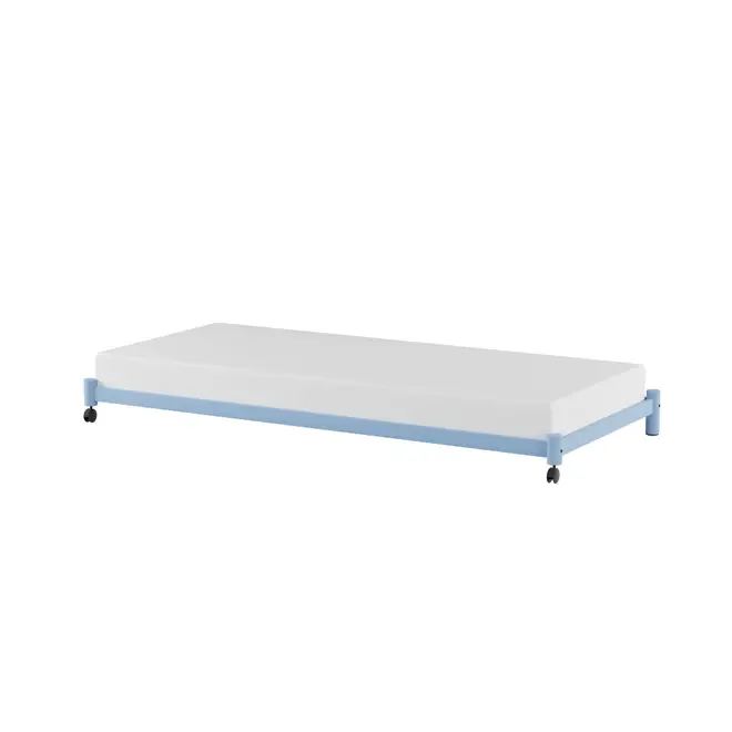 CAMA DE SOLTEIRO INFERIOR 78 CM FLAT - AZUL CLARO - Foto 13