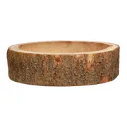 CENTRO DE MESA 30 CM PAVLOVNA - PAULOWNIA/ENCERADO CASTANHO - Foto 1