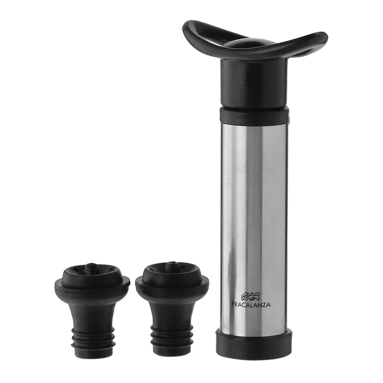 KIT BOMBA VACUO P/ VINHO TICINO - INOX/PRETO - Foto 1