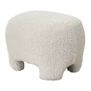 PUFF GUINEA - BOUCLÉ NATURAL - Foto 2