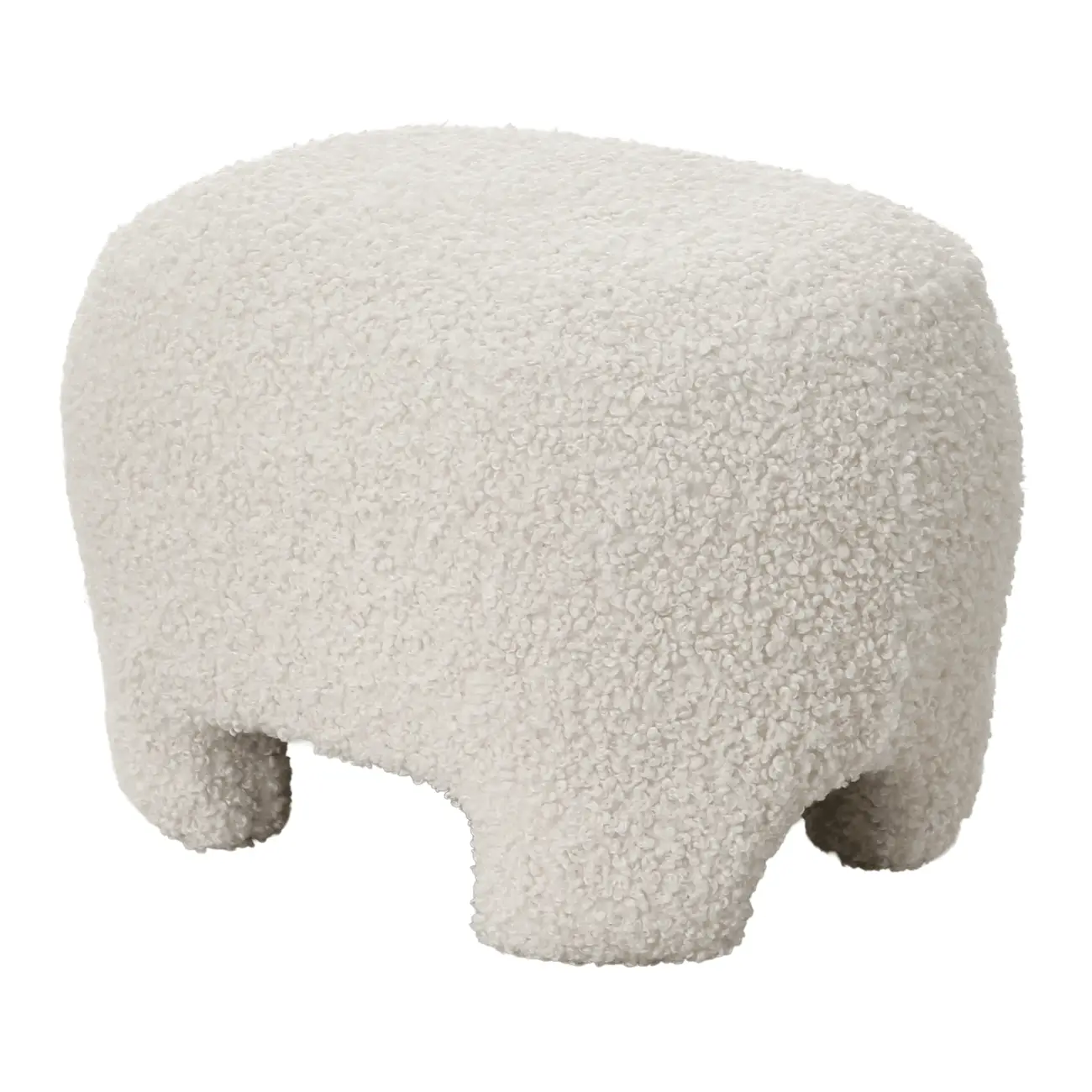 PUFF GUINEA - BOUCLÉ NATURAL - Foto 2