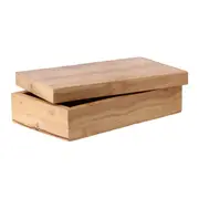 CAIXA DECORATIVA 20 CM X 12 CM X 6 CM CAFEZAL - KAFE MADEIRA - Foto 2