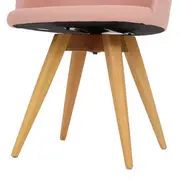 CADEIRA DE JANTAR GIRATÓRIA KLOE - TAUARI/QUARTZO ROSA - Foto 9