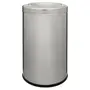 LIXEIRA 21 L BANDON - INOX/PRETO - Foto 1