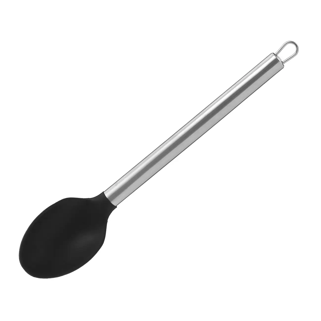 COLHER MULTIUSO 34 CM COOKING - INOX/PRETO - Foto 3
