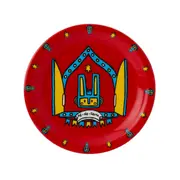 PRATO SOBREMESA PÉ-DE-SERRA - VERMELHO/MULTICOR - Foto 1