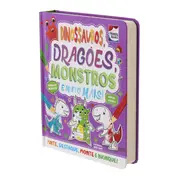 LIVRO COLORIR E MONTAR: DINOSSAUROS, DRAGOES, MONSTROS - MULTICOR - Foto 2