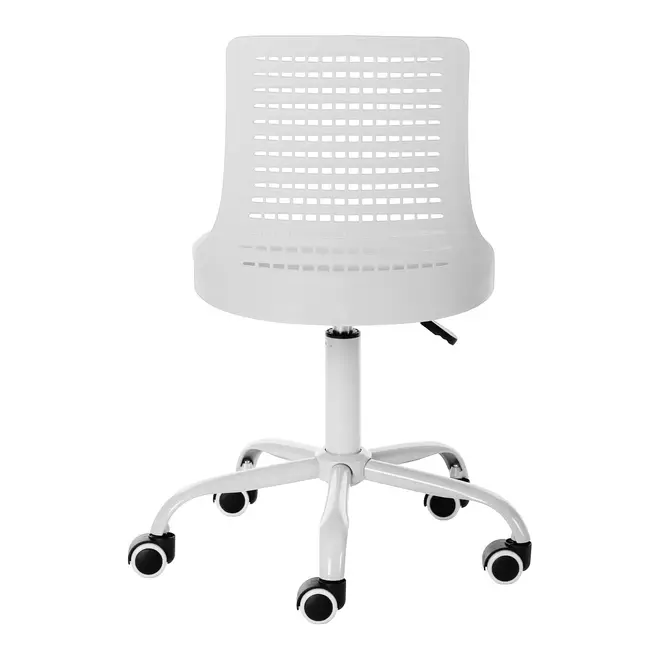 CADEIRA HOME OFFICE TEEN CHICLETE - BRANCO/BRANCO - Foto 5