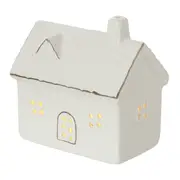 ADORNO CASA DOURADA 8 CM CELEBRATION - OFF WHITE/OURO - Foto 4