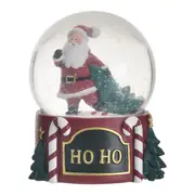 GLOBO LED PAPAI NOEL 9 CM HOHO HOME - VERMELHO HINDU/ENGLISH GREEN - Foto 1