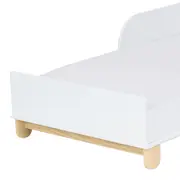 BERÇO 70 CM 2 EM 1 - BERÇO/CAMA INFANTIL SWEET - BRANCO/PINUS NATURAL - Foto 12