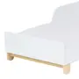BERÇO 70 CM 2 EM 1 - BERÇO/CAMA INFANTIL SWEET - BRANCO/PINUS NATURAL - Foto 12
