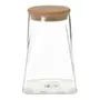 POTE HERMÉTICO 880 ML SINGULAR - BAMBU/INCOLOR - Foto 2