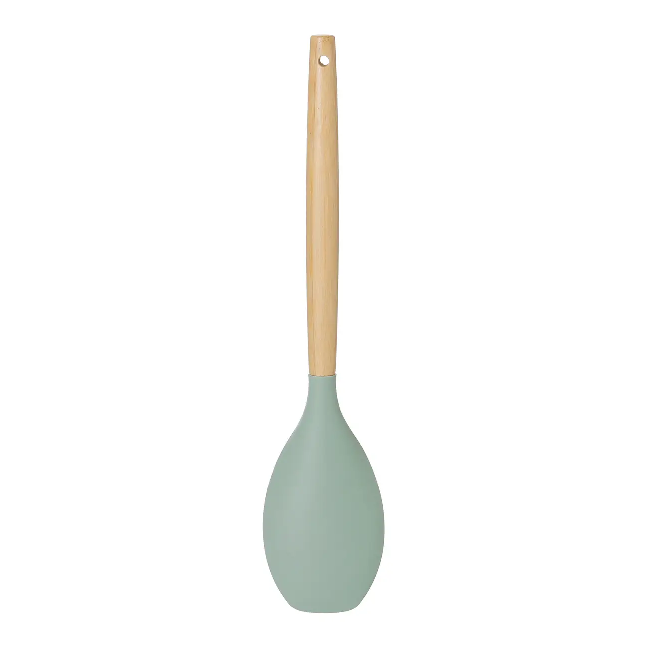 COLHER 31 CM SILIBOO - SÁLVIA/BAMBU - Foto 4
