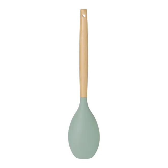COLHER 31 CM SILIBOO - SÁLVIA/BAMBU - Foto 4