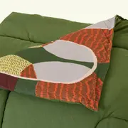 EDREDOM DUPLA-FACE CASAL/QUEEN 2,40 M X 2,50 M PAISAGISTA - MULTICOR/MUSGO - Foto 9