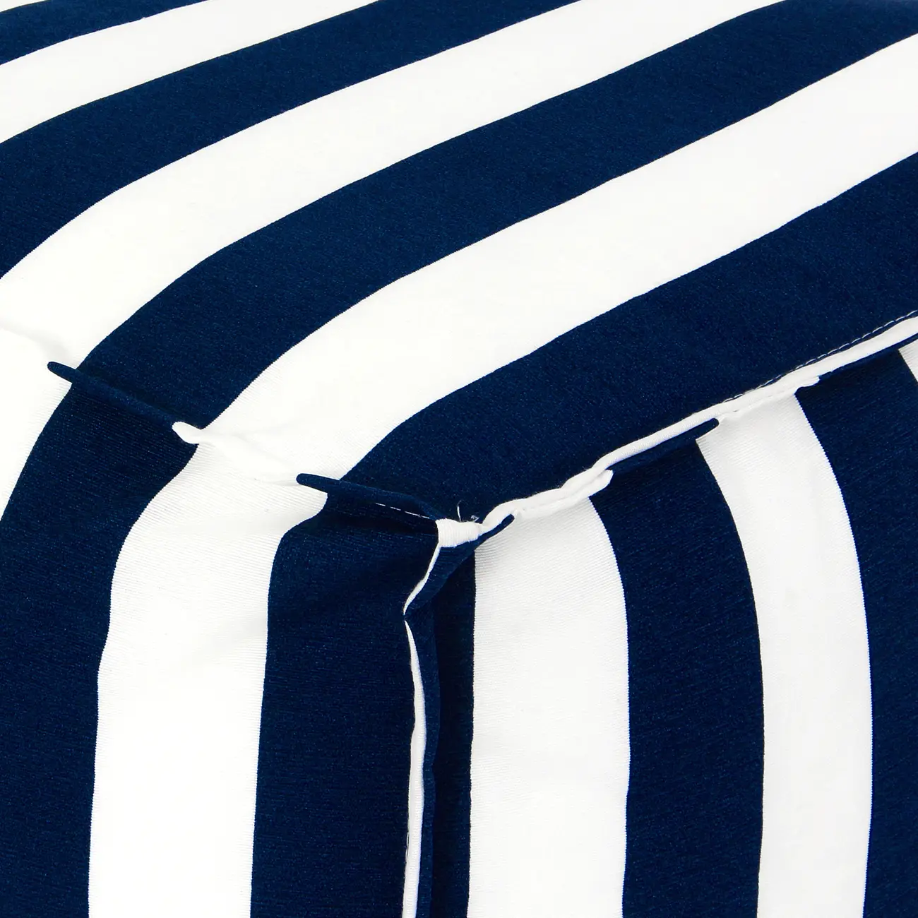 PUFF 45 CM X 45 CM BLUESTRIPE - AZUL ESCURO/BRANCO - Foto 3