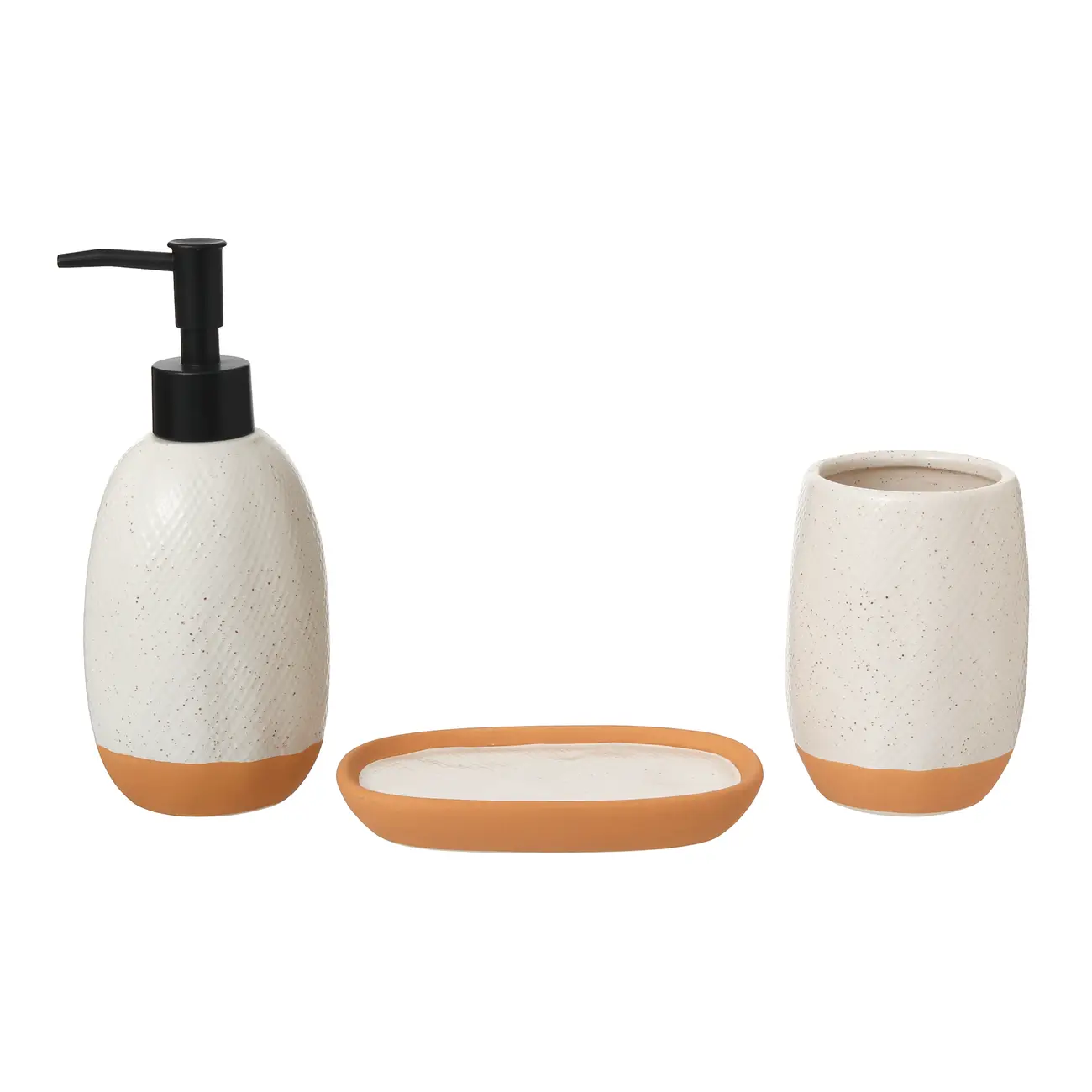 KIT BANCADA 3 PEÇAS DAWA - BRANCO/CASCA DE URUCUM - Foto 2
