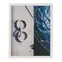 QUADRO 40 CM X 32 CM MARE II - BRANCO/MULTICOR - Foto 1
