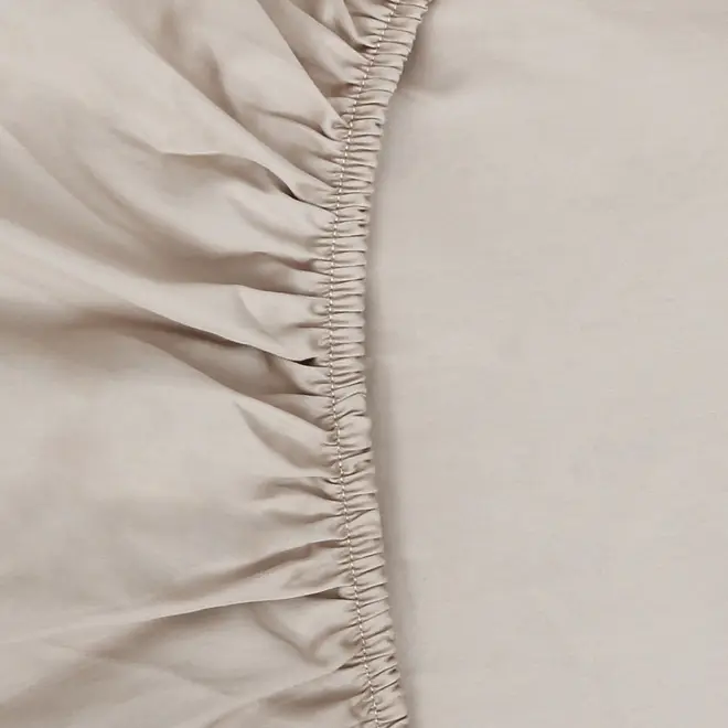 LENÇOL COM ELÁSTICO CASAL 1,38 M X 1,88 M X 35 CM HIGH-SATIN - CAMELO - Foto 3