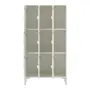 LOCKER/ARMÁRIO PARA ESCRITÓRIO ALTO 9 PORTAS SLEEK - BRANCO/GRANILITE - Foto 4