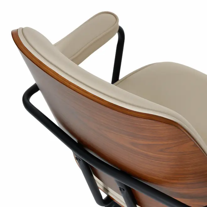 CADEIRA HOME OFFICE PINCHO - PRETO/CAMELO - Foto 13