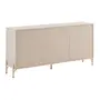 BUFFET 3 PORTAS 1,65 M X 40 CM RIBS - AREIA/AREIA - Foto 8