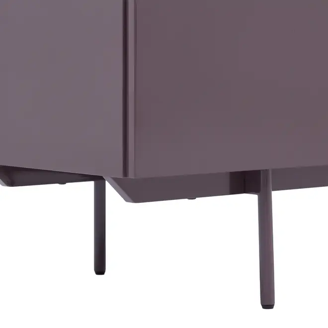 BUFFET 4 PORTAS 2 M X 45 CM THE FOLD - RUBY MOCHA - Foto 13