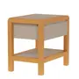MESA DE CABECEIRA 1 GAVETA KANT - CAMELO/AMÊNDOA - Foto 20