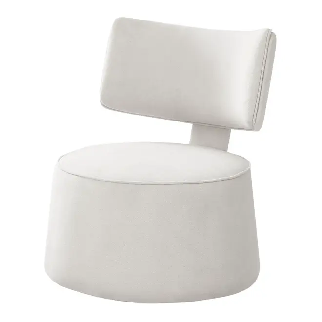 POLTRONA XEQUE - BOUCLÉ BRANCO - Foto 1