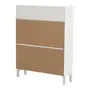 SAPATEIRA 2 PORTAS BASCULANTE SLEEK - BRANCO/GRANILITE - Foto 6