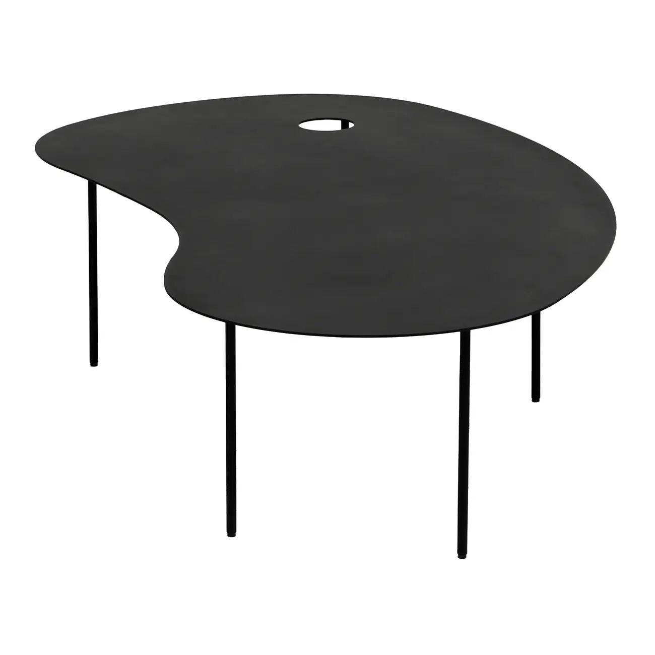 MESA DE CENTRO 1,30 M X 69 CM PINGO - PRETO - Foto 6