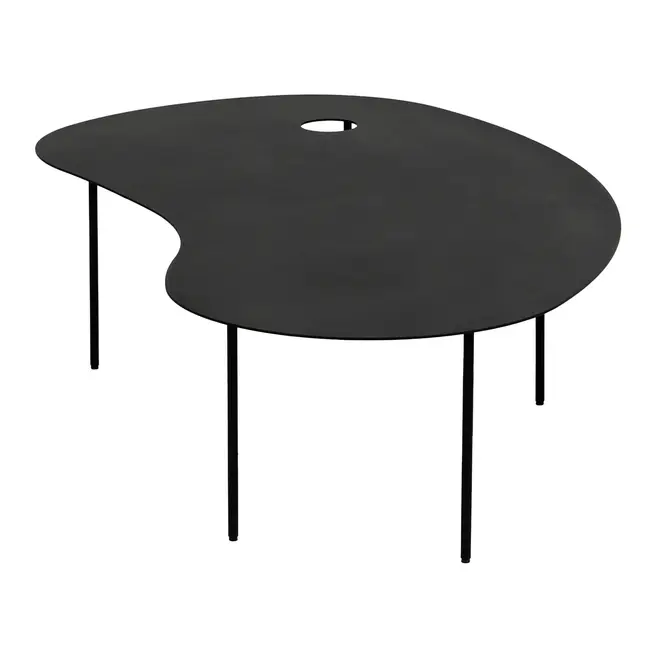MESA DE CENTRO 1,30 M X 69 CM PINGO - PRETO - Foto 6