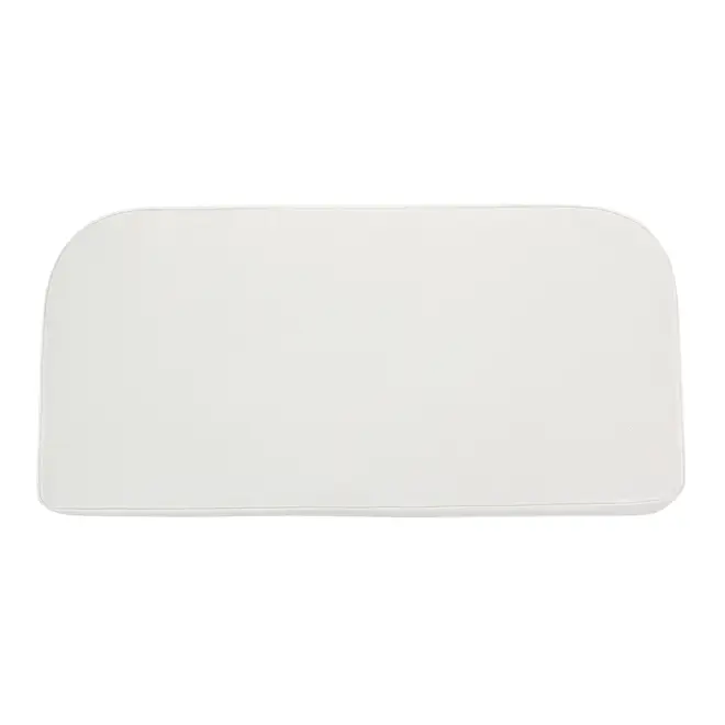 SOFÁ 2 LUGARES COM ALMOFADAS MIAMARRO - BEGE/BRANCO - Foto 7