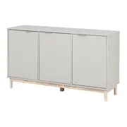 BUFFET 3 PORTAS 1,35 M X 38 CM SNAB - FLANDRES/NATURAL WASHED - Foto 5