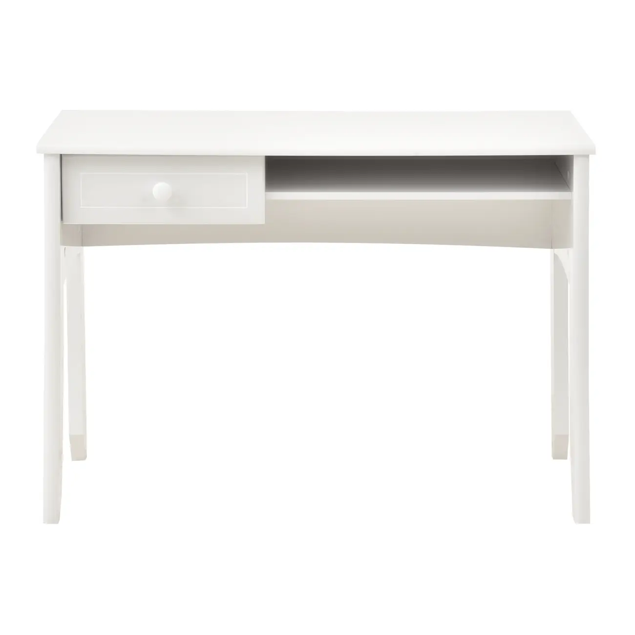 ESCRIVANINHA 1 GAVETA 1,08 M X 50 CM MON DIEU - BRANCO - Foto 1