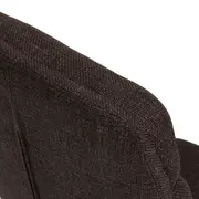 POLTRONA GIRATÓRIA COM PUFF LIBES - PRETO/TANINO - Foto 16
