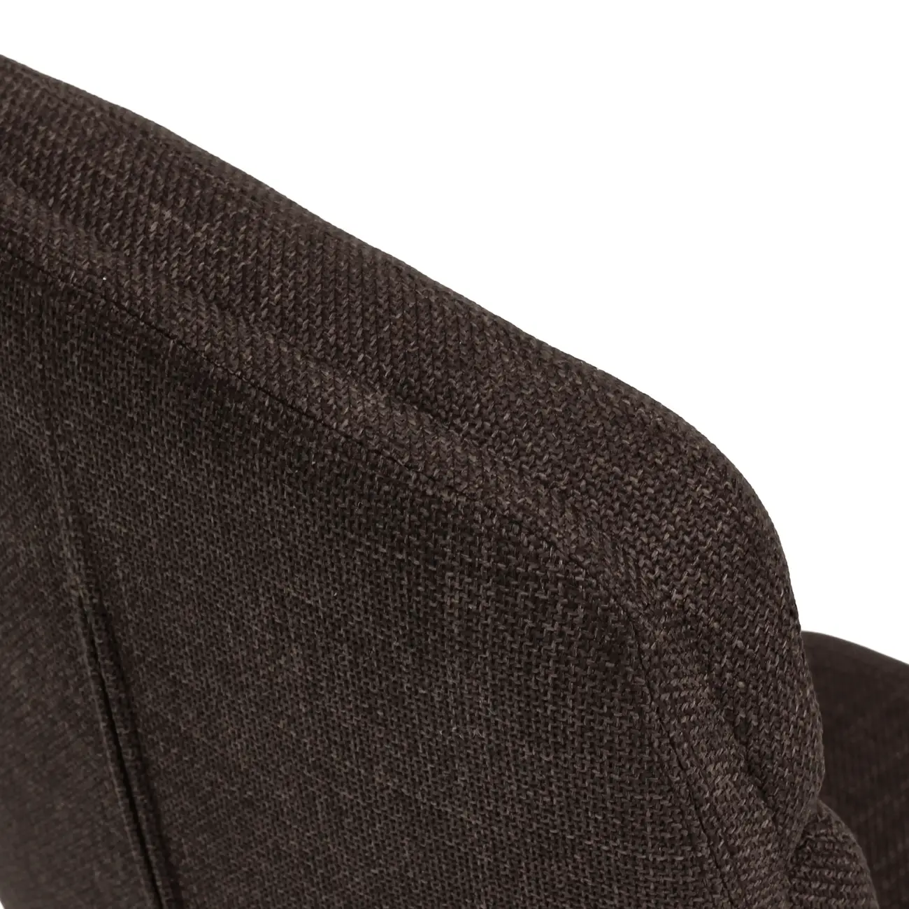 POLTRONA GIRATÓRIA COM PUFF LIBES - PRETO/TANINO - Foto 16