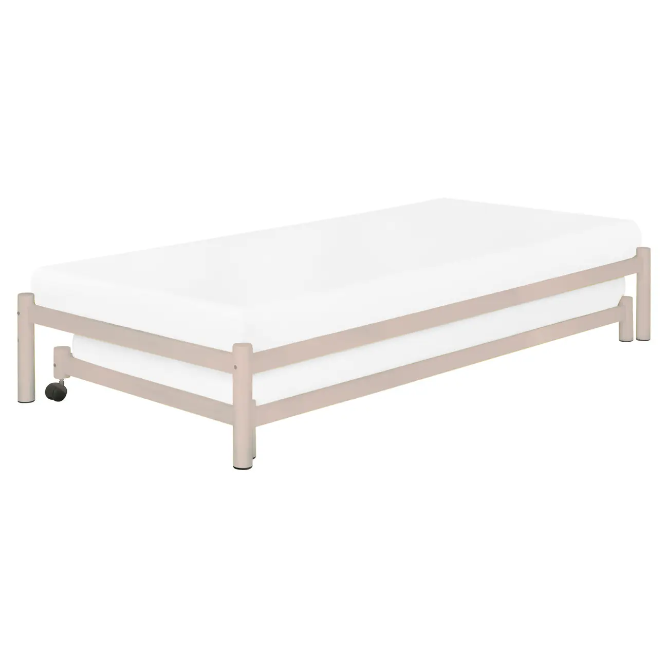 CAMA DE SOLTEIRO 88 C/CAMA INF 78 FLAT - CAMELO/CAMELO - Foto 1