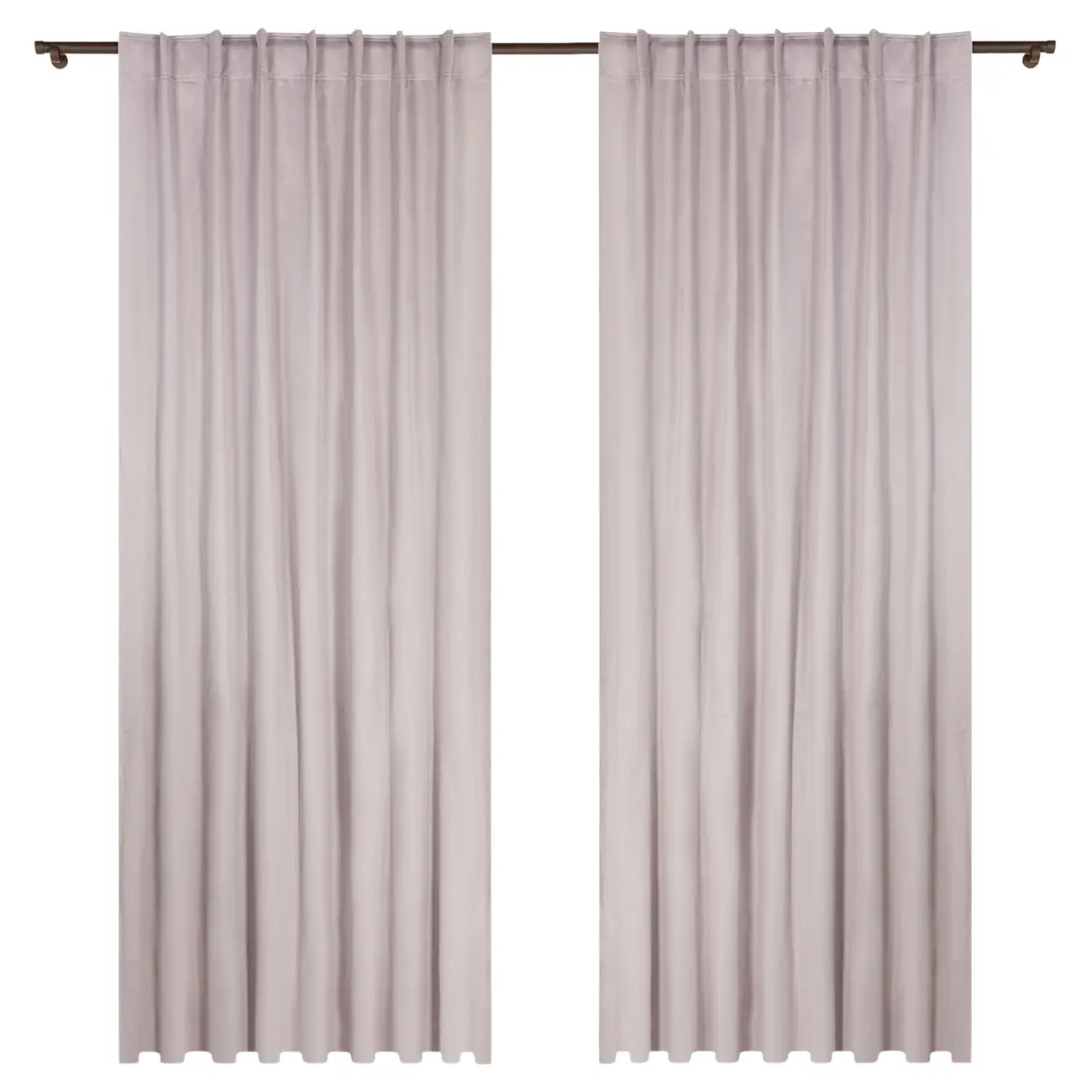 CORTINA BLACKOUT 100% 2 PEÇAS 1,40 M X 2,40 M INDALS - CINZA - Foto 1