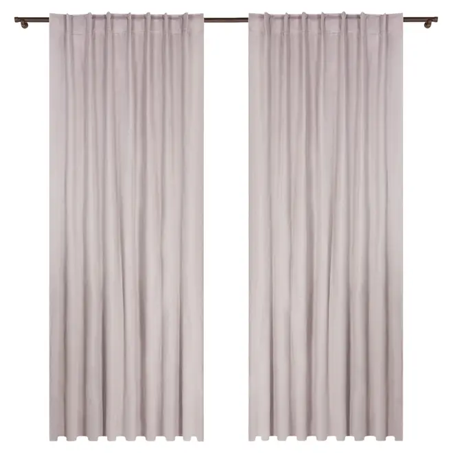 CORTINA BLACKOUT 100% 2 PEÇAS 1,40 M X 2,40 M INDALS - CINZA - Foto 1
