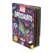 LIVRO LANTERNA - PROCURE E ENCONTRE! DINOSSAUROS - MULTICOR - Foto 2