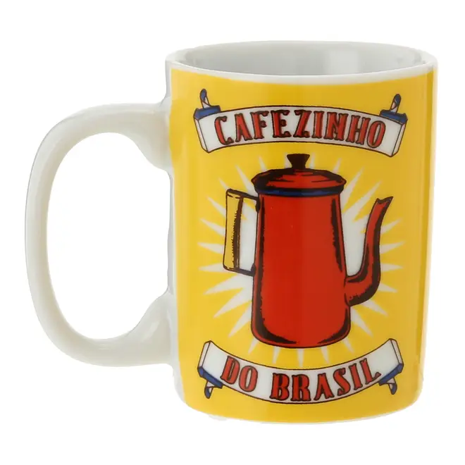 CANECA 160 ML MEMÓRIA INTERIOR CAFÉZINHO - AMARELO/MULTICOR - Foto 4