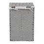 CESTO DOBRÁVEL 60 CM X 40 CM X 30 CM NID - CINZA PROVENCE/NATURAL - Foto 7