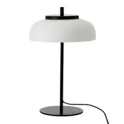 LUMINÁRIA DE MESA LED CURVED - PRETO/FROST - Foto 1