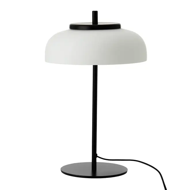 LUMINÁRIA DE MESA LED CURVED - PRETO/FROST - Foto 1
