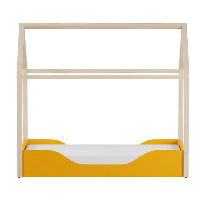 CAMA MONTESSORI JÚNIOR 78 CM PIN PLAY - BANANA/NATURAL WASHED - Foto 26