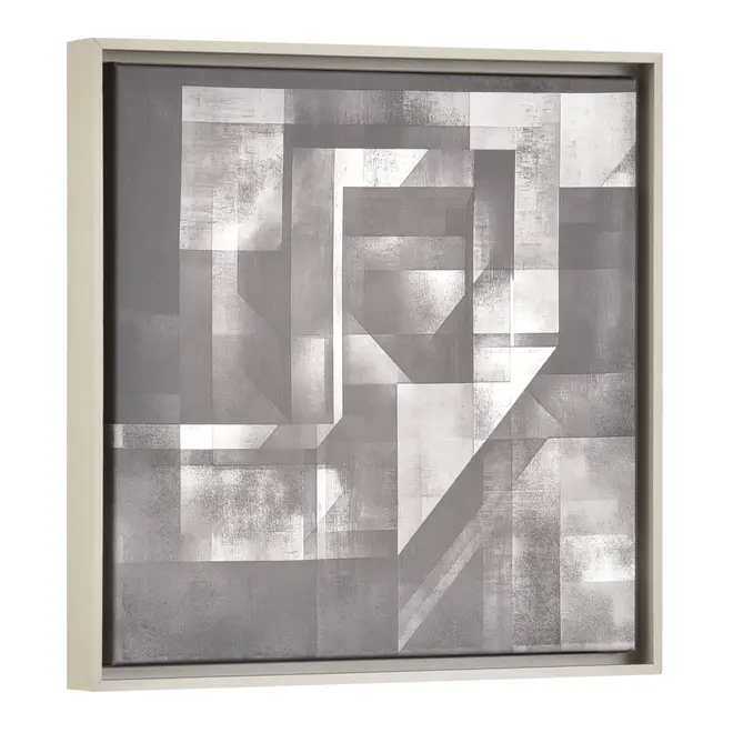 QUADRO 30 CM X 30 CM REFLEX - ESTANHO/KONKRET - Foto 2