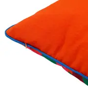 ALMOFADA 43 CM X 43 CM VIBRA VERÃO FLOR - LARANJA/AÇAY - Foto 5