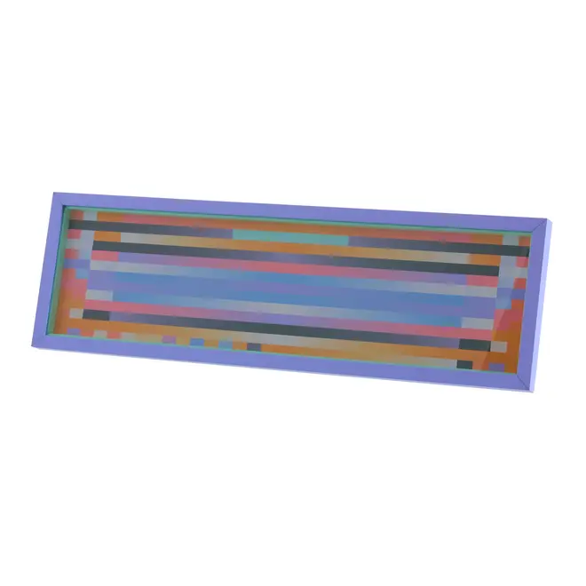 QUADRO 80 CM X 25 CM SUPERSTRIPES - CORES CALEIDOCOLOR - Foto 4
